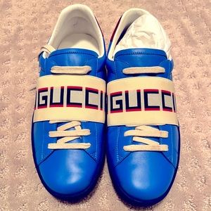 Blue Gucci Sneakers